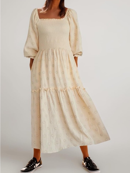 Amazon Dresses & Skirts - Amazon Floral Cotton Midi Dress